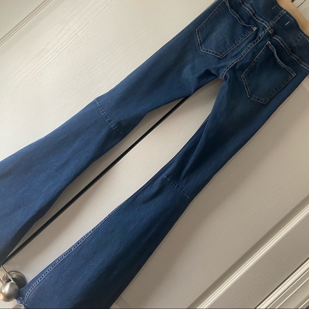 Size 25 Free People penny pull on mid-rise bell bottom jeans